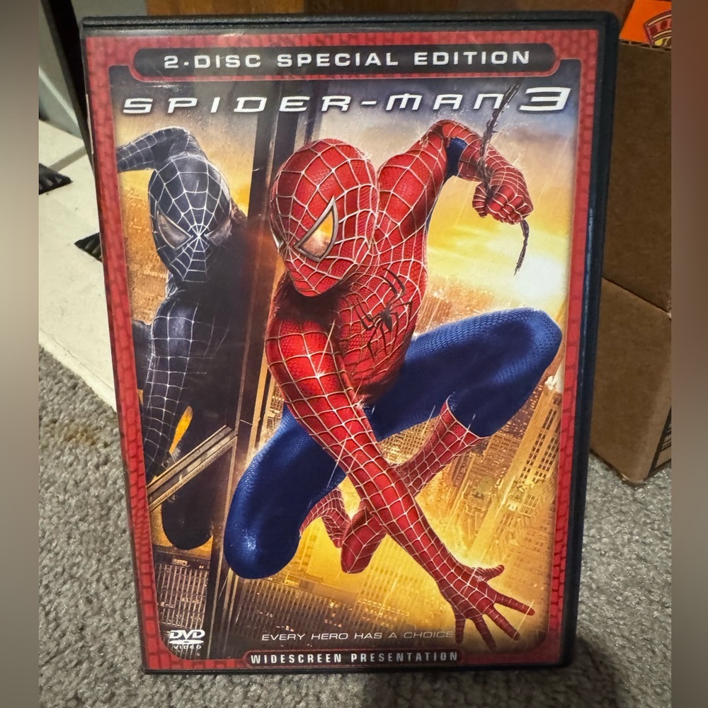 Spider-Man 3 DVD